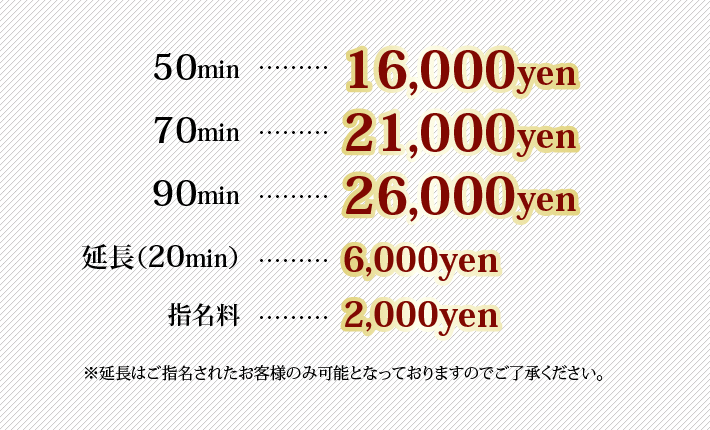 料金システム表